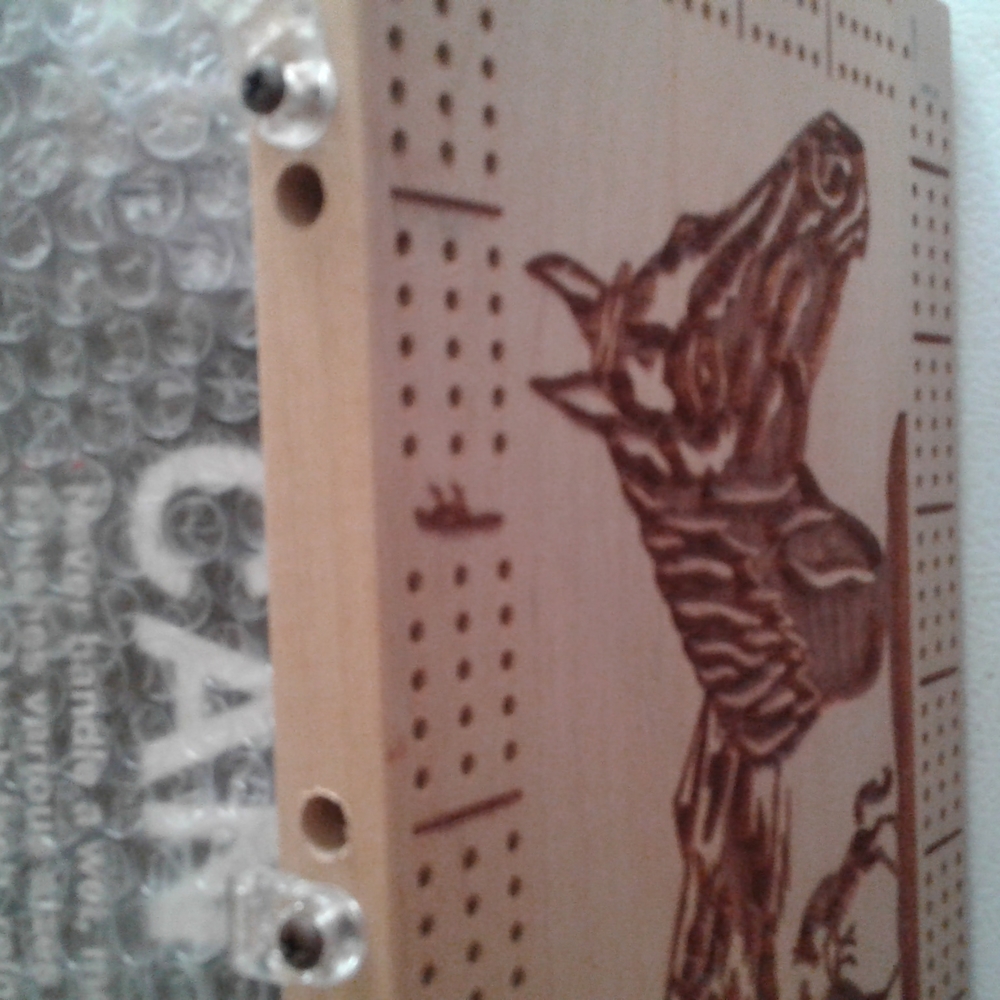Handmade cribbage board - Picture 4 of 5